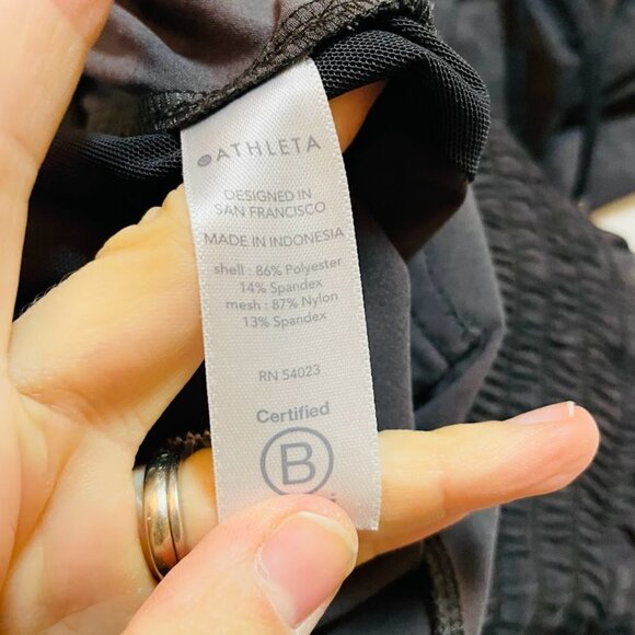 Athleta Camden Printed Jogger Pant Black Grey Moire Athlesuire Active Gym Relaxe - Picture 13 of 15